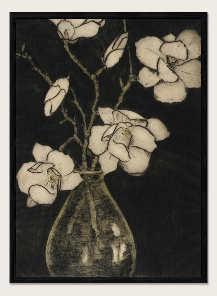 "Spring Blossoms (Tree Magnolia)" Art Print