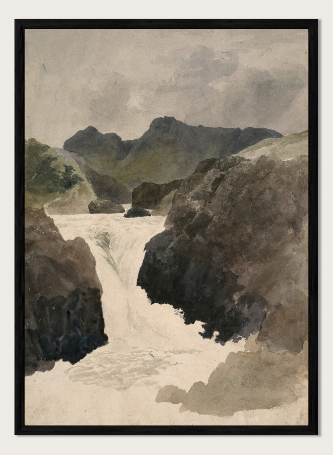"Skelwith Force, Westmorland" Art Print