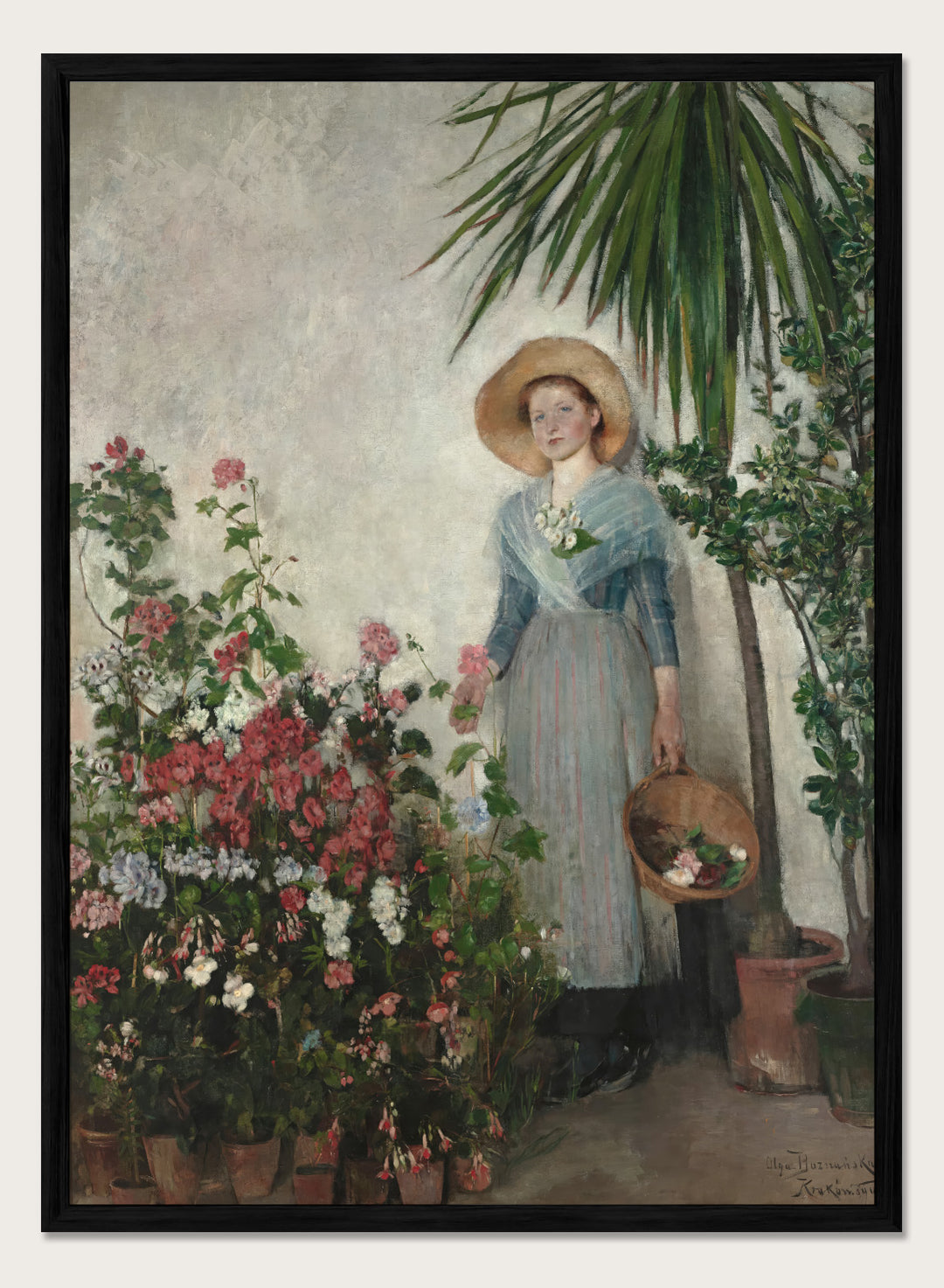 "In the Orangery" Art Print