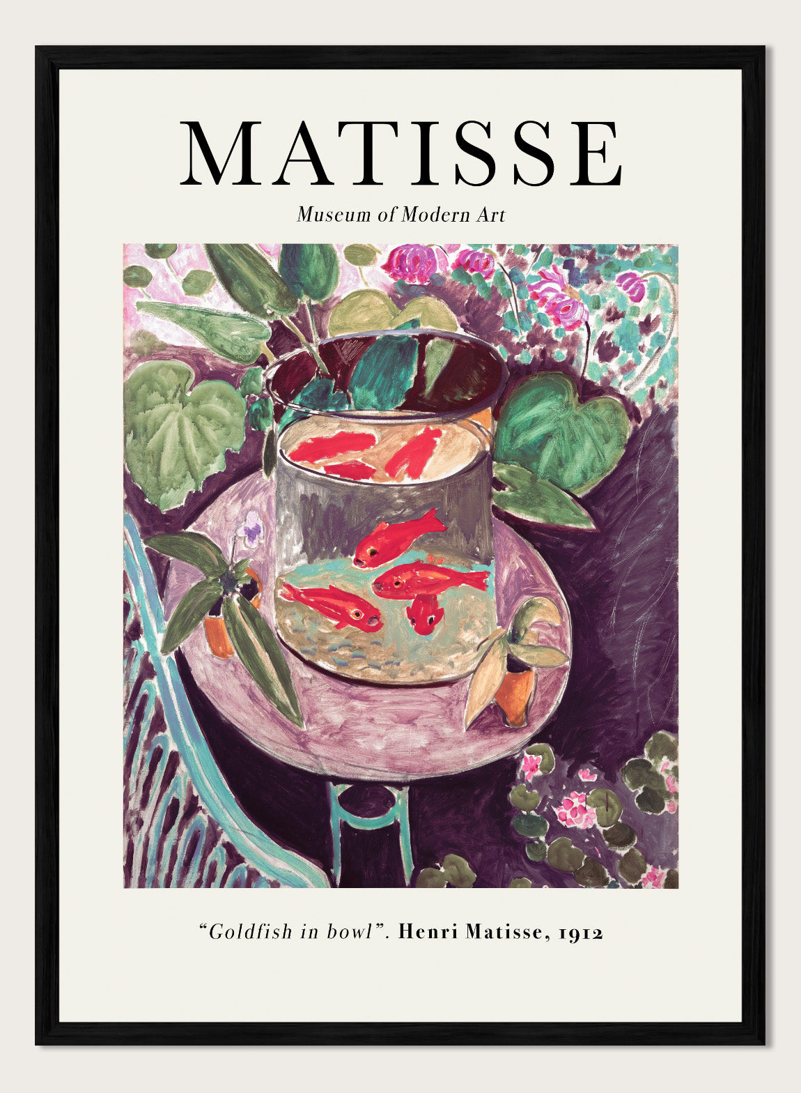 Henri Matisse Goldfish in Bowl 1912 Print | Vintage Exhibition