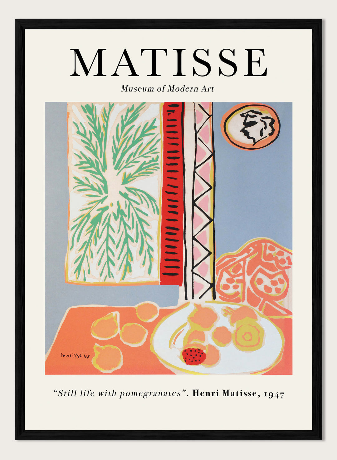 Henri Matisse - Still Life with Pomegranates Art Print