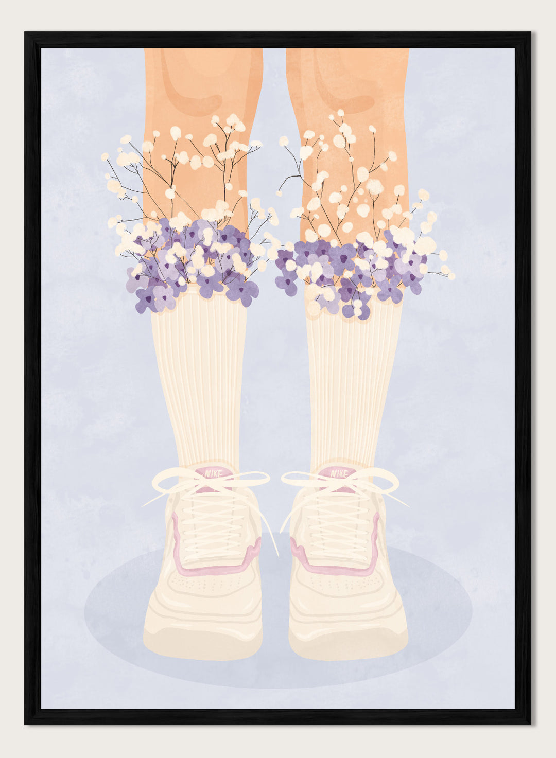 A stylized illustration of a person&