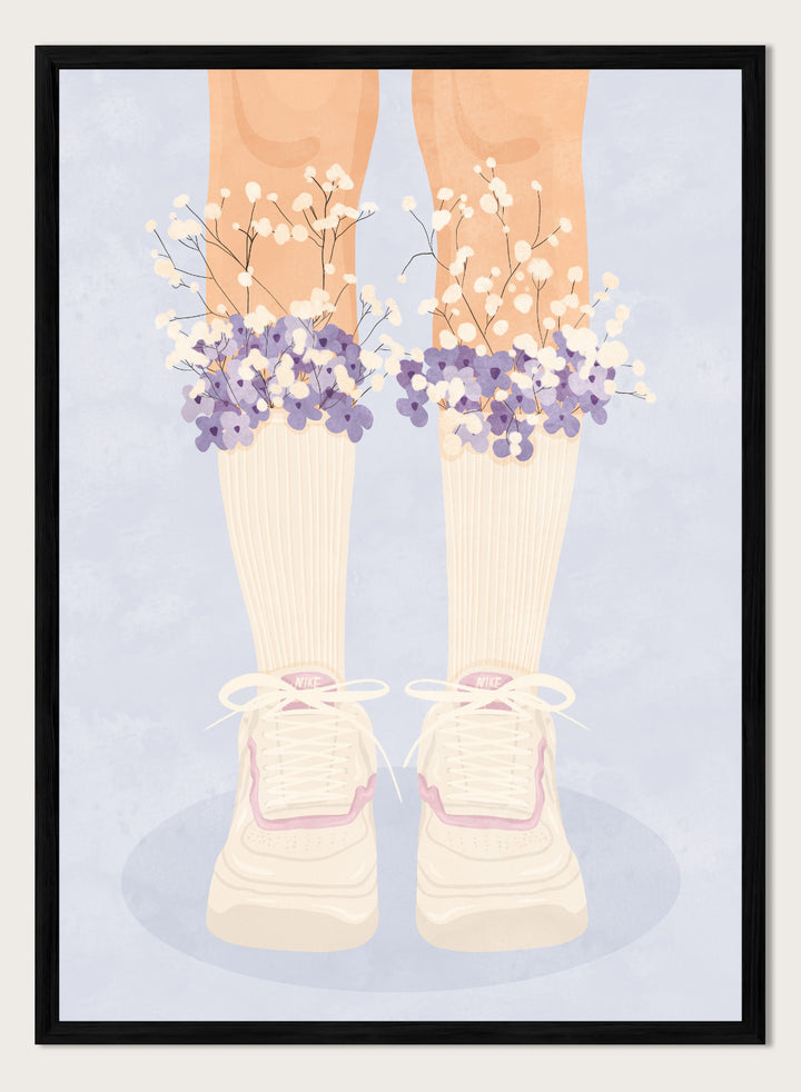 A stylized illustration of a person&