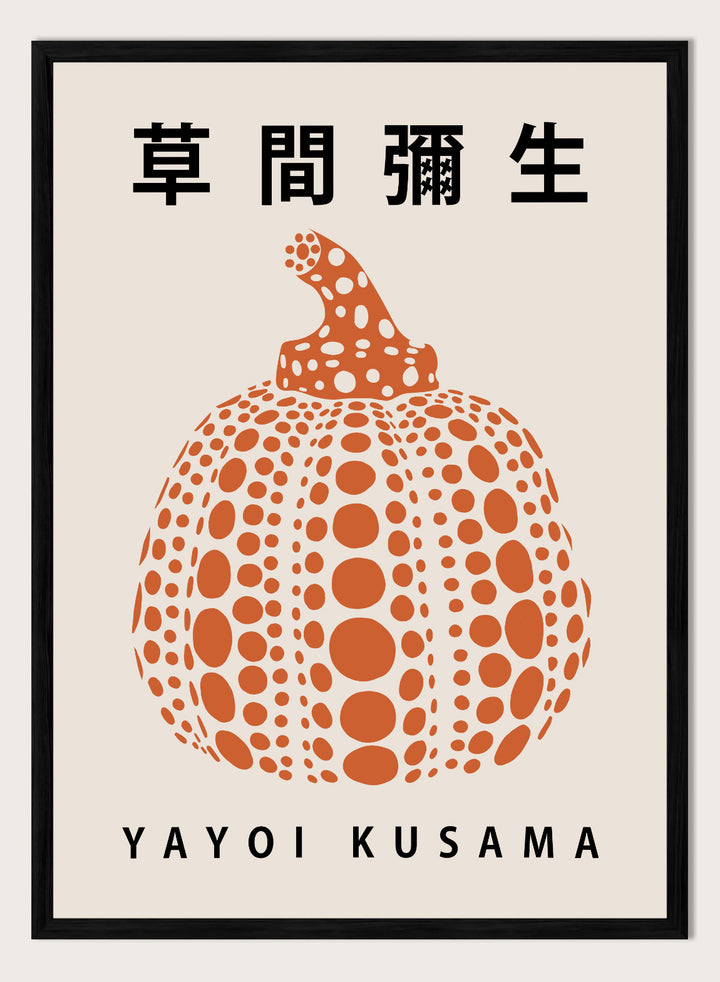 Pumpkin Forever Inspired by Yayoi Kusama Art Print