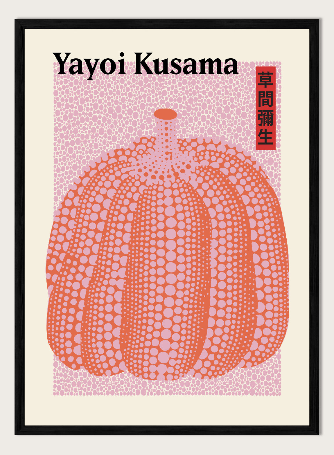Yayoi Kusama 草間彌生 Pumpkin Forever Exhibition Poster Japanese