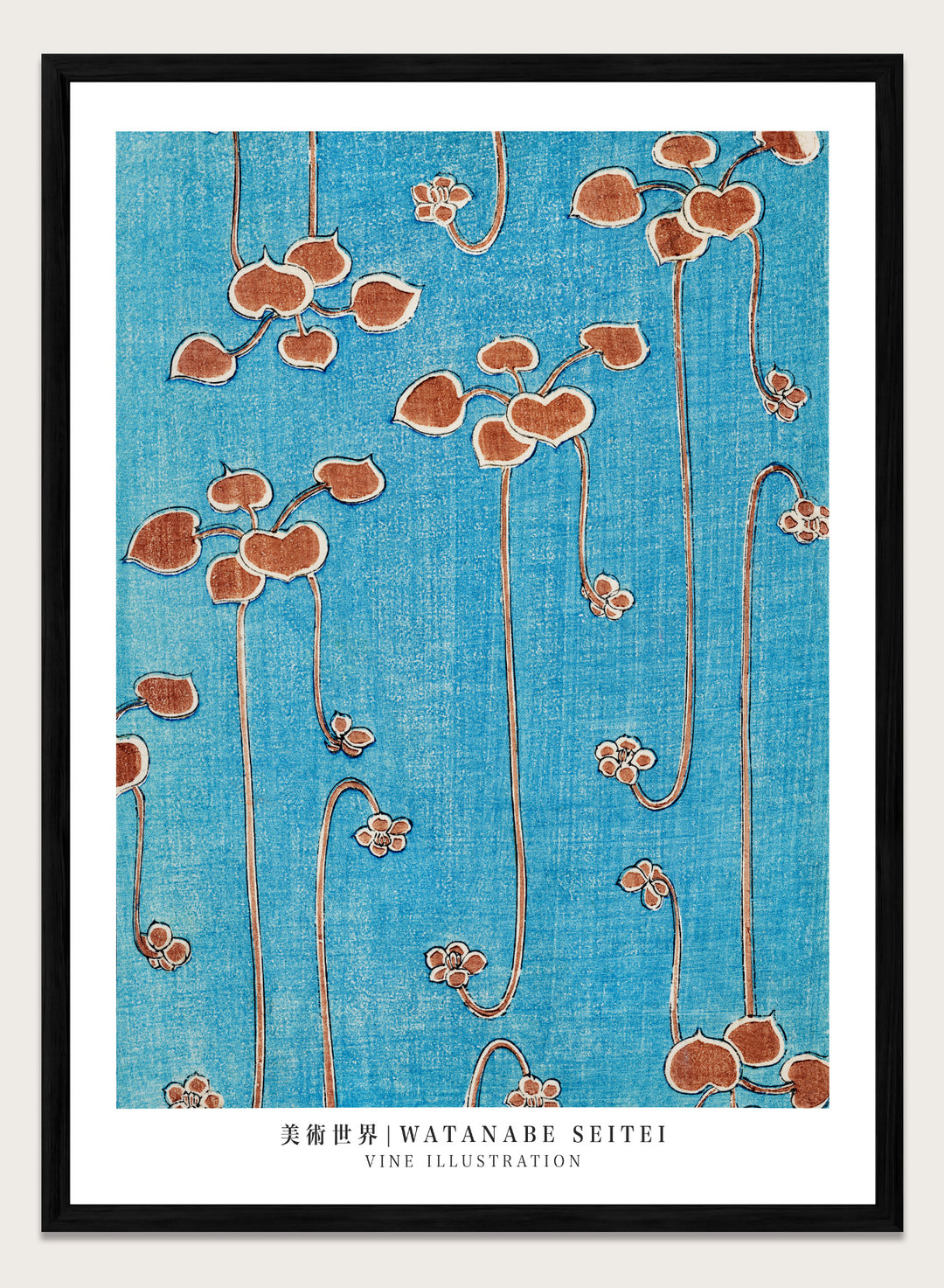 Watanabe Seitei Vine Illustration Art Print