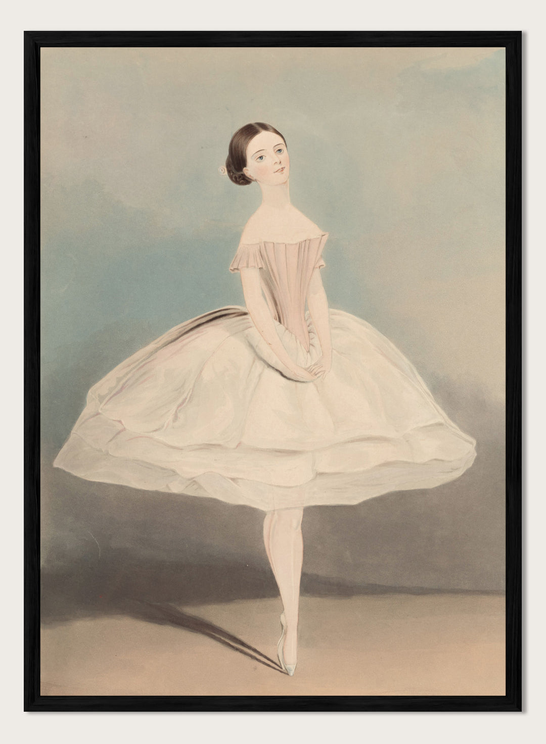 "Miss Clara Webster" Art Print