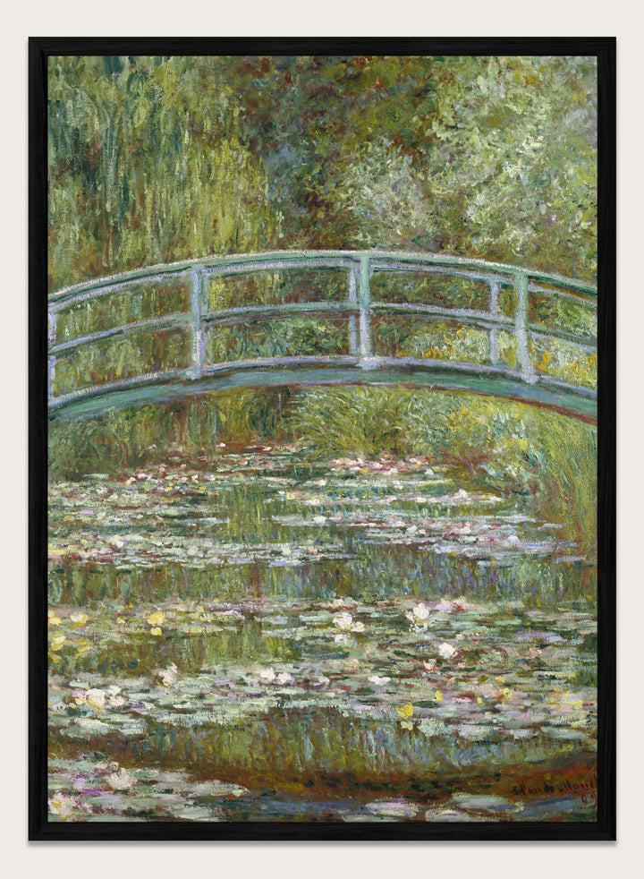 Claude Monet Bridge over a Pond of Water Lilies Art Print