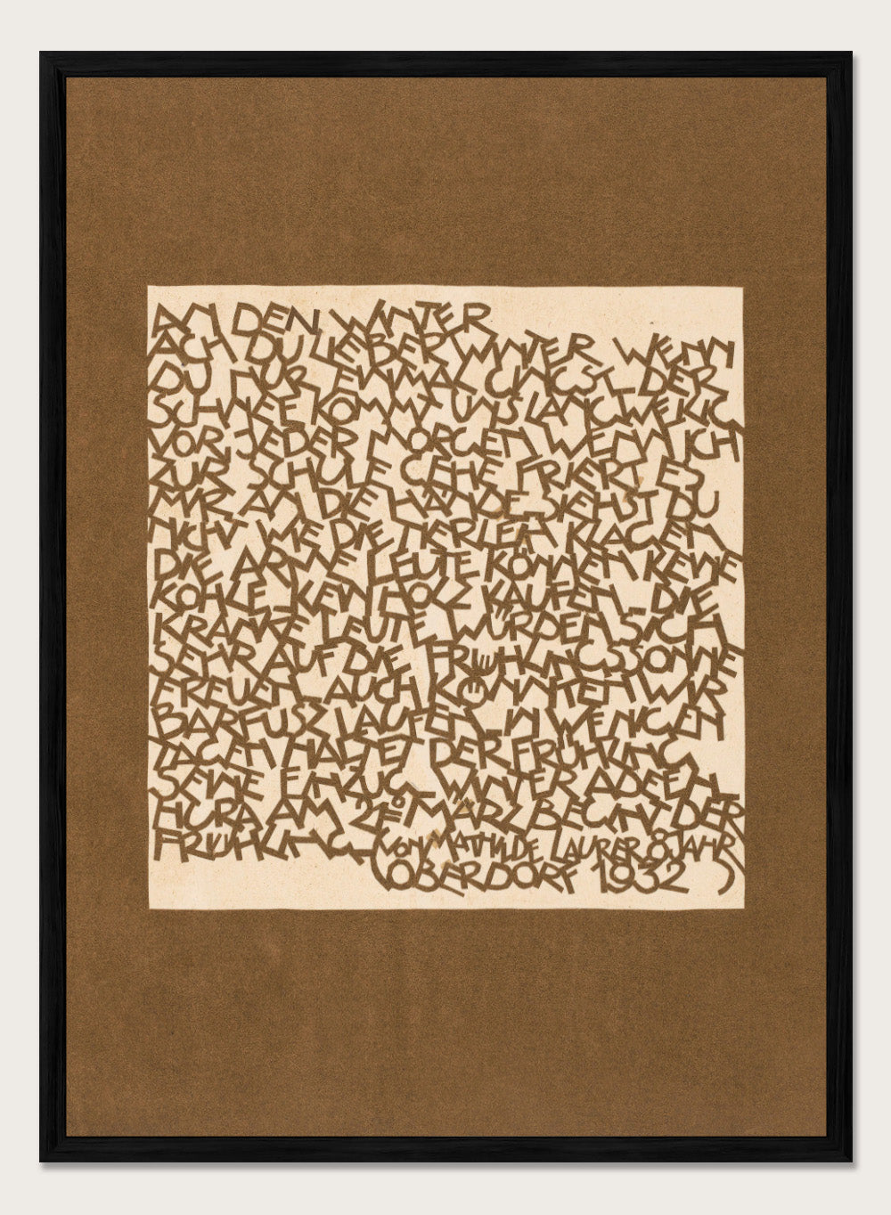 “In the Winter” Art Print