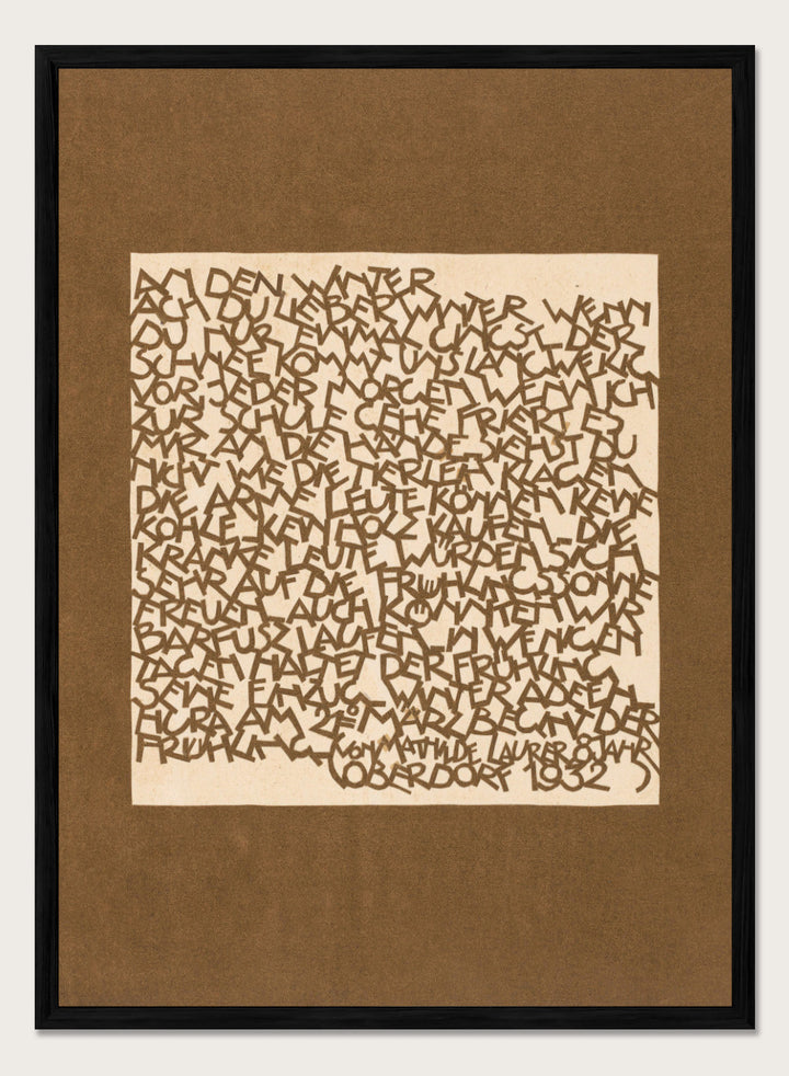 “In the Winter” Art Print