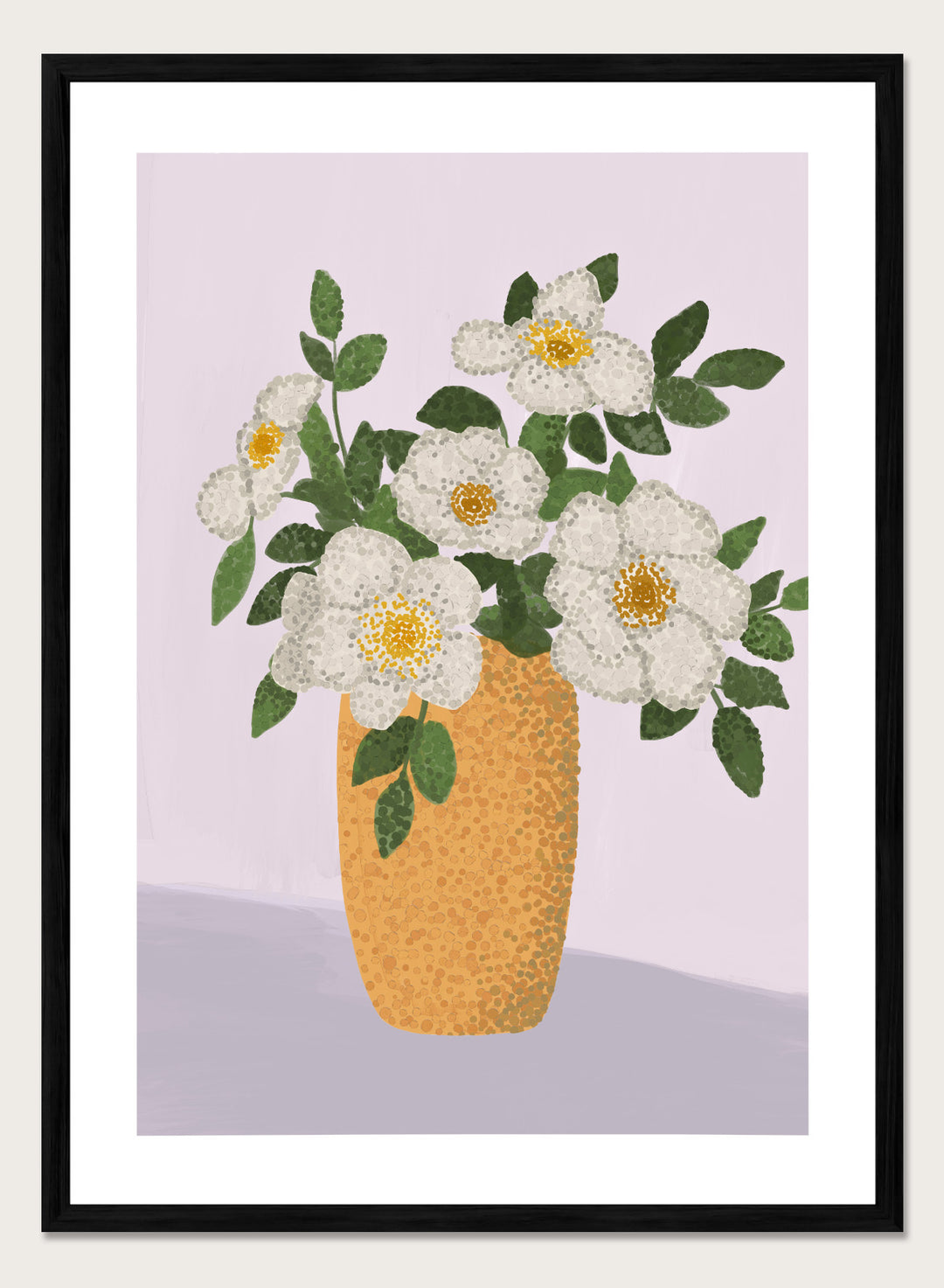 'Yellow Vase' Aesthetic Art Print