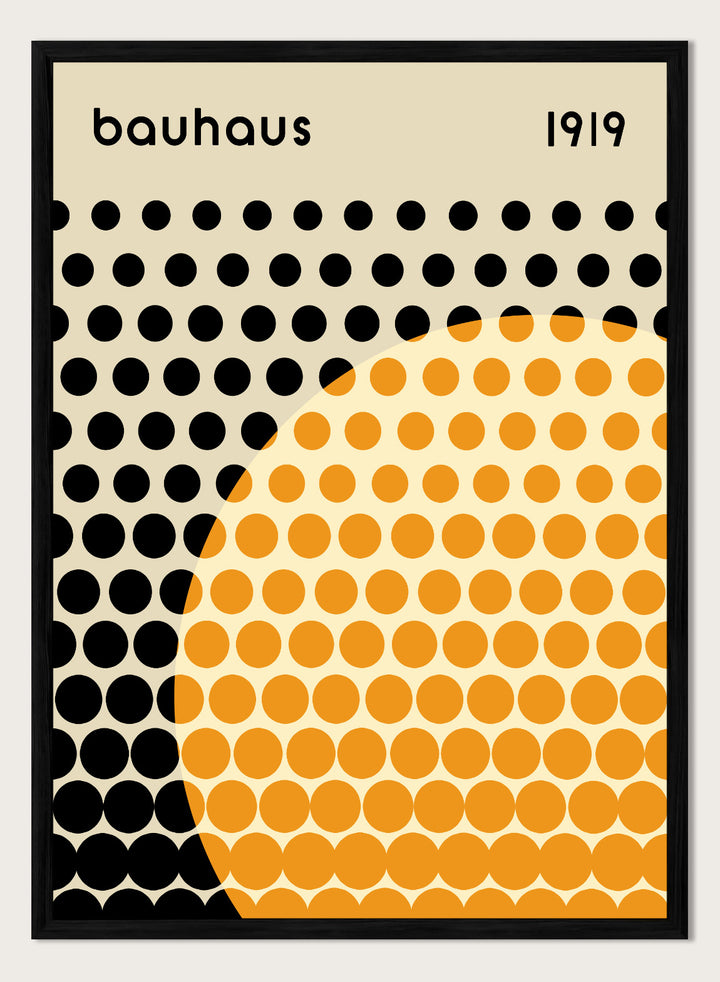 Bauhaus 1919 Geometric Circles Art Print | Bauhaus Ausstellung Weimar 1923