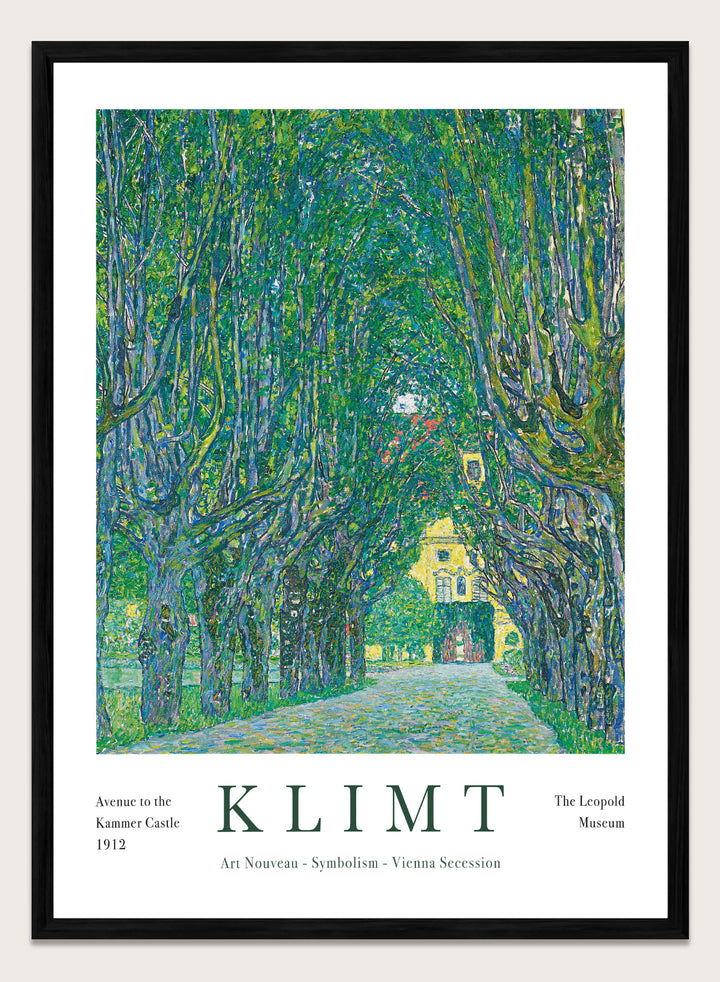 Gustav Klimt Avenue to the Kammer Castle 1912 Art Print