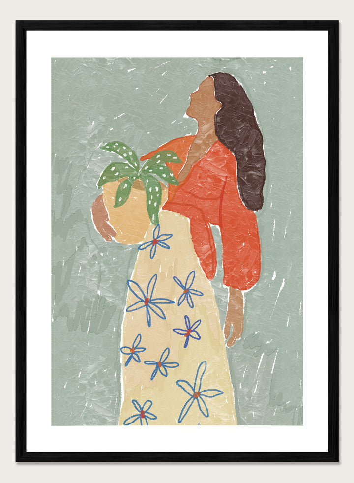 'The Plant Keeper' Aesthetic Art Print