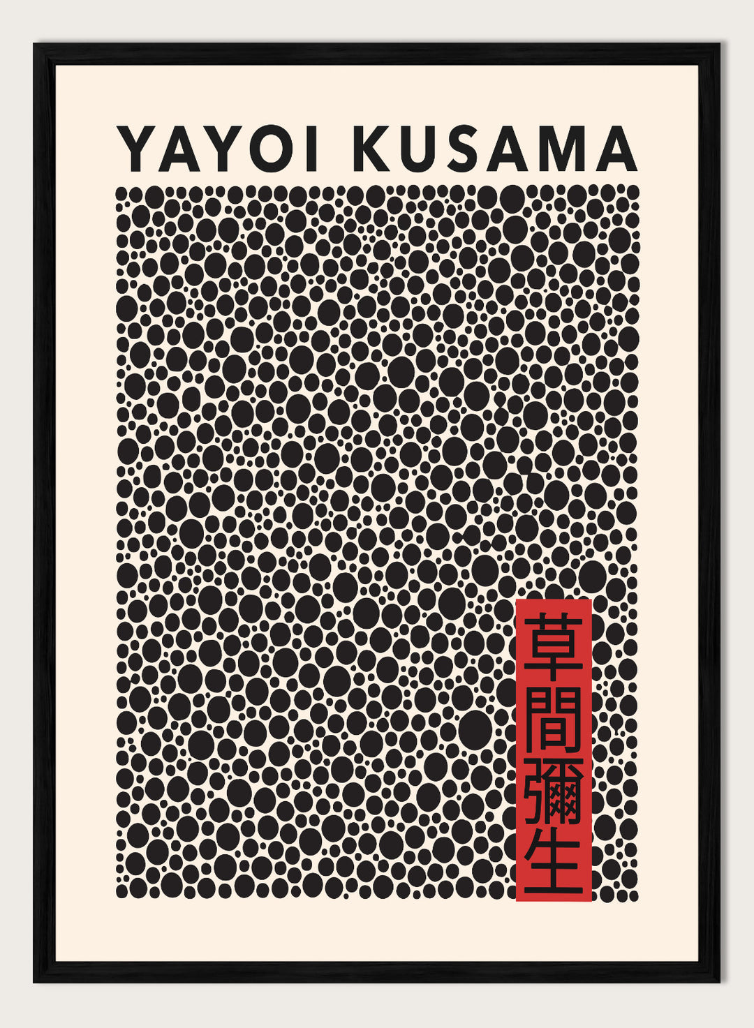 Polka Dots Inspired by Yayoi Kusama Art Print