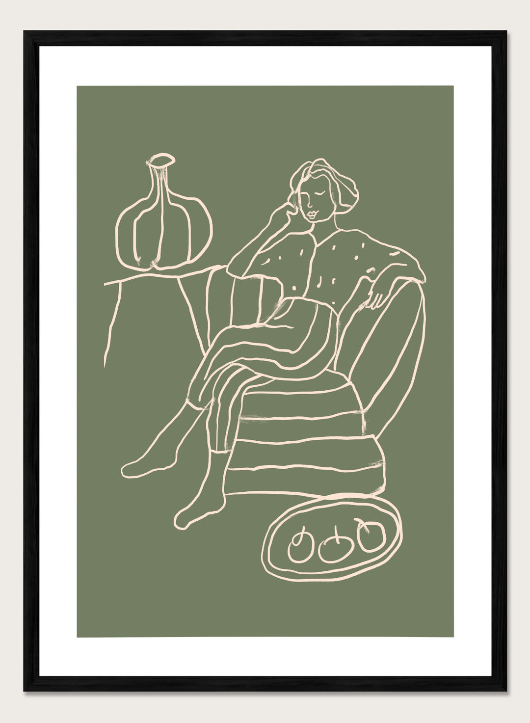 'The Recline' Aesthetic Art Print