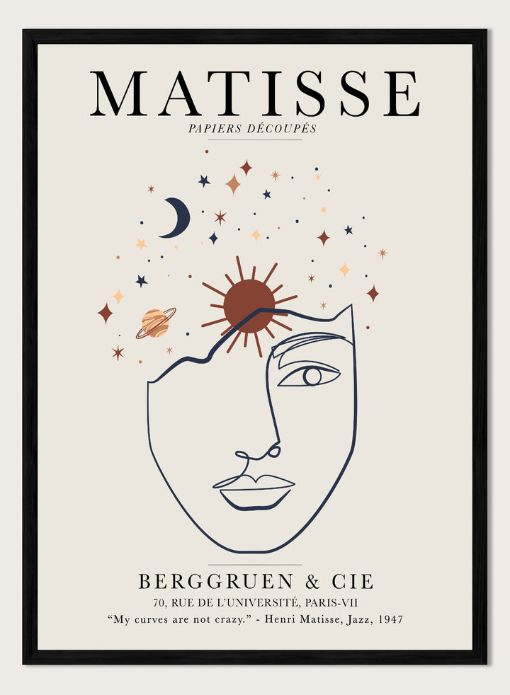 Sketch of Woman Matisse Print