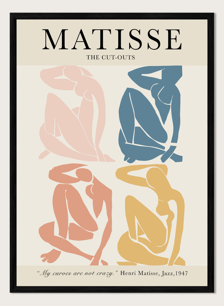Blue Nudes 1952 by Henri Matisse Print