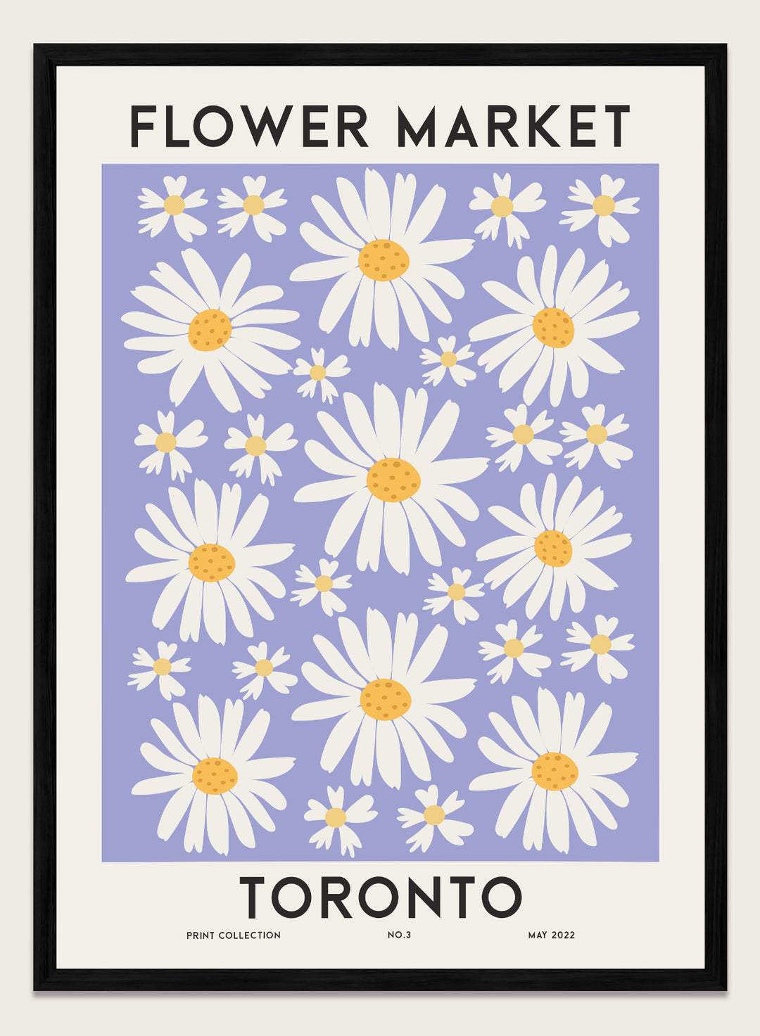 Flower Market Toronto Art Print