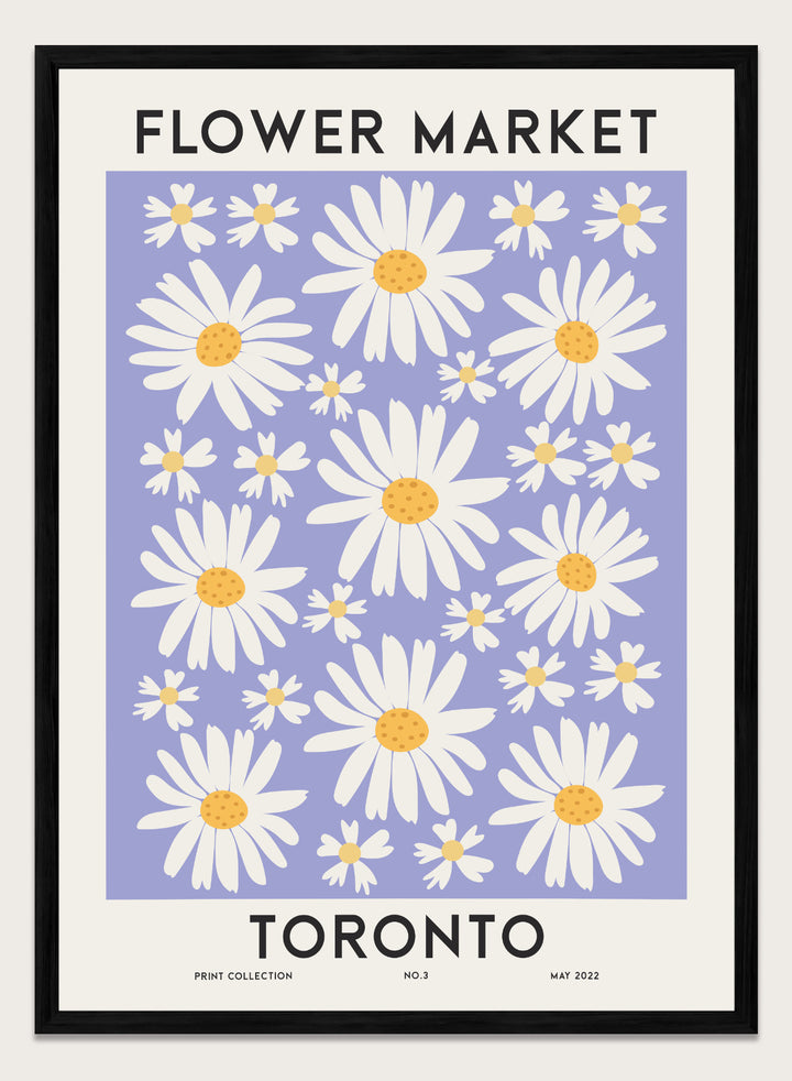 Flower Market Toronto Art Print