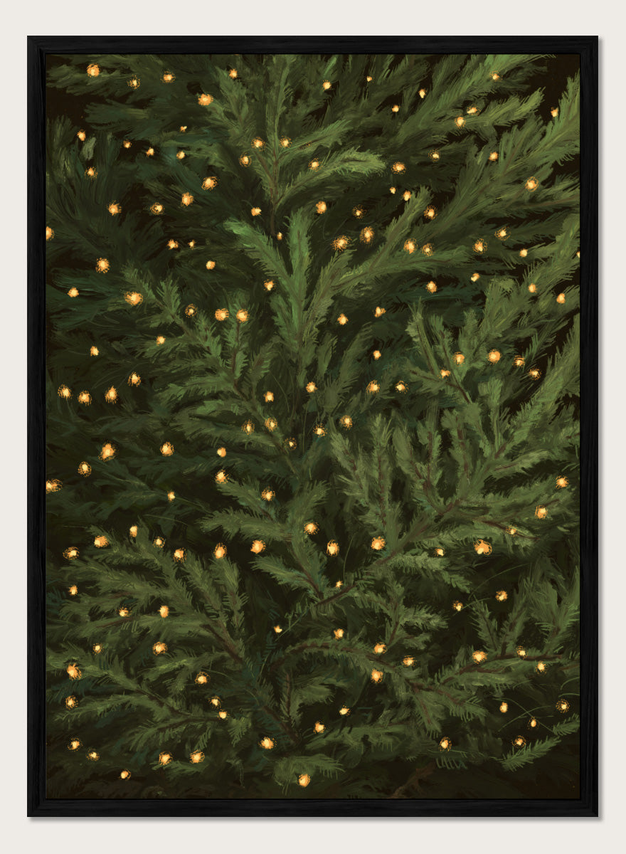 NKTN - Glowing Christmas Tree Art Print