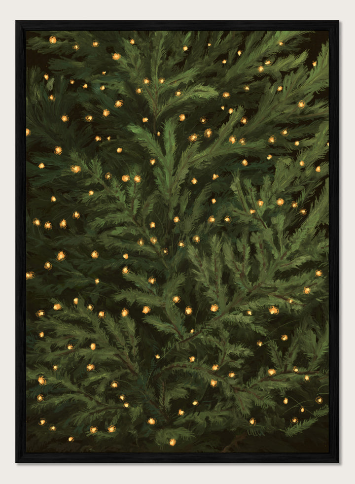 NKTN - Glowing Christmas Tree Art Print