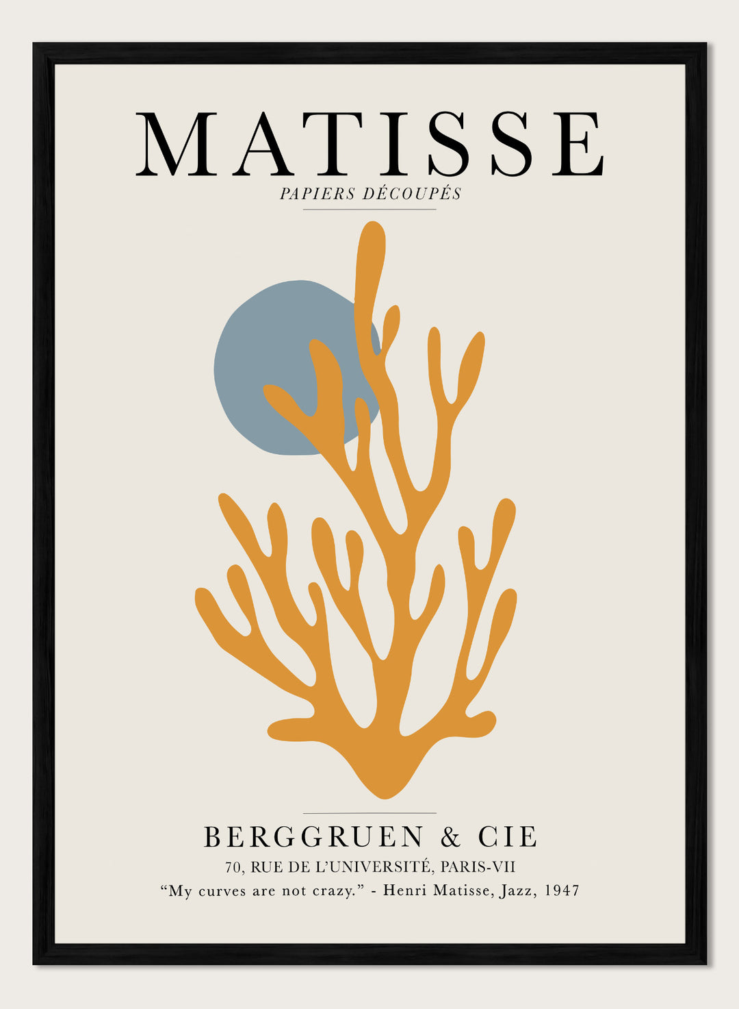 The Cut-Outs by Henri Matisse Print