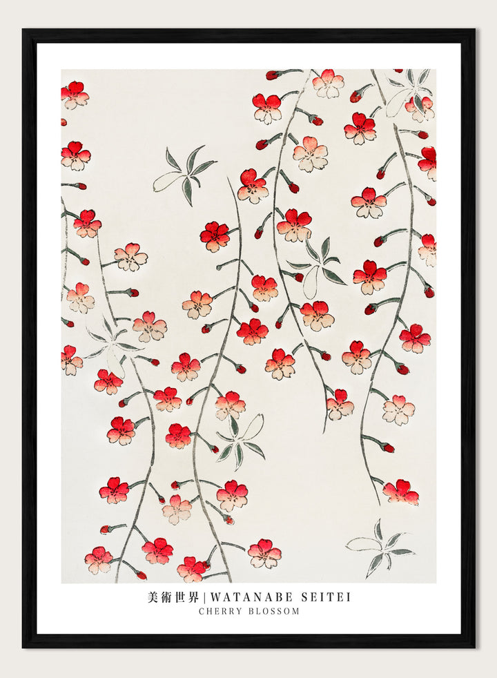 Watanabe Seitei Cherry Blossom Art Print