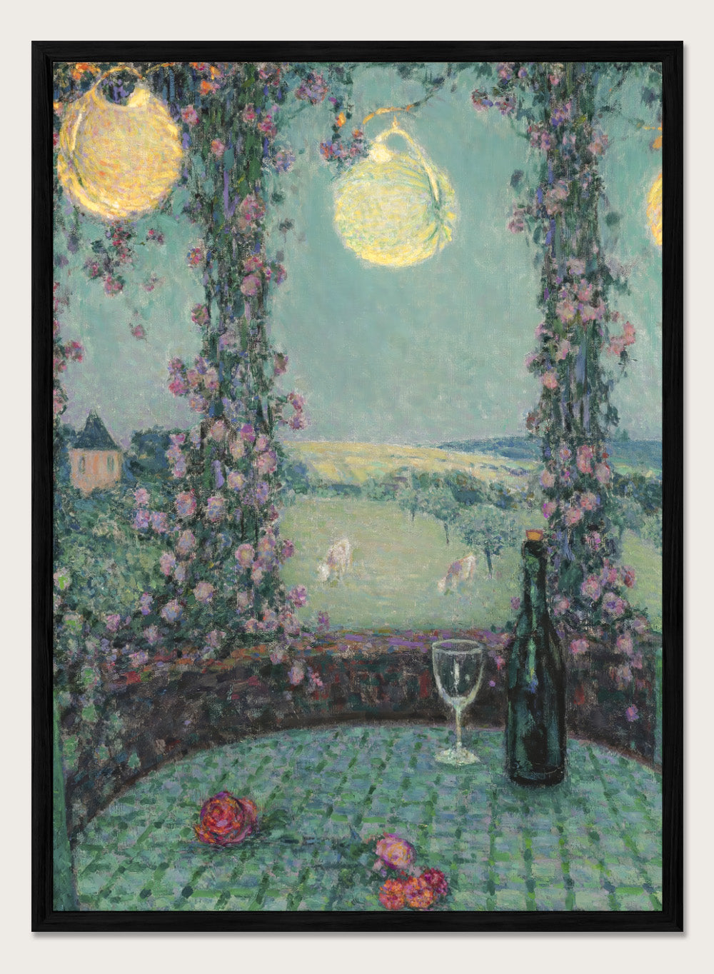 "The Gloriette, Gerberoy" Art Print