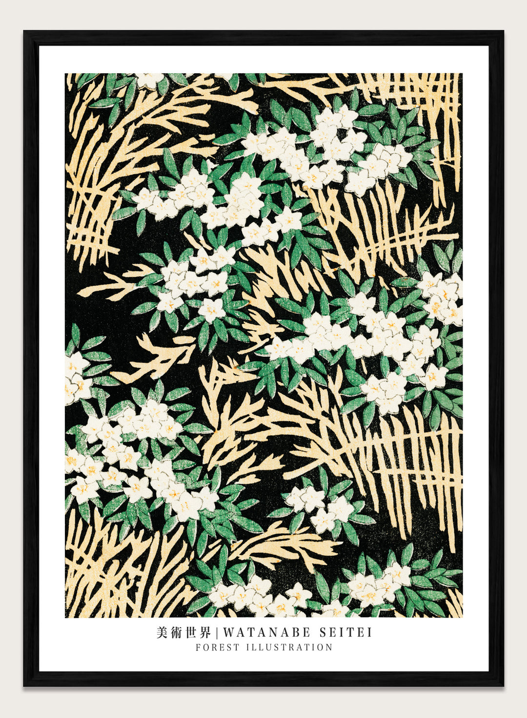 Watanabe Seitei Forest Illustration Art Print