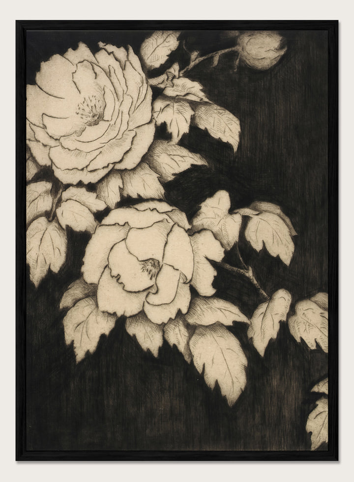 "Japanese Peonies" Art Print