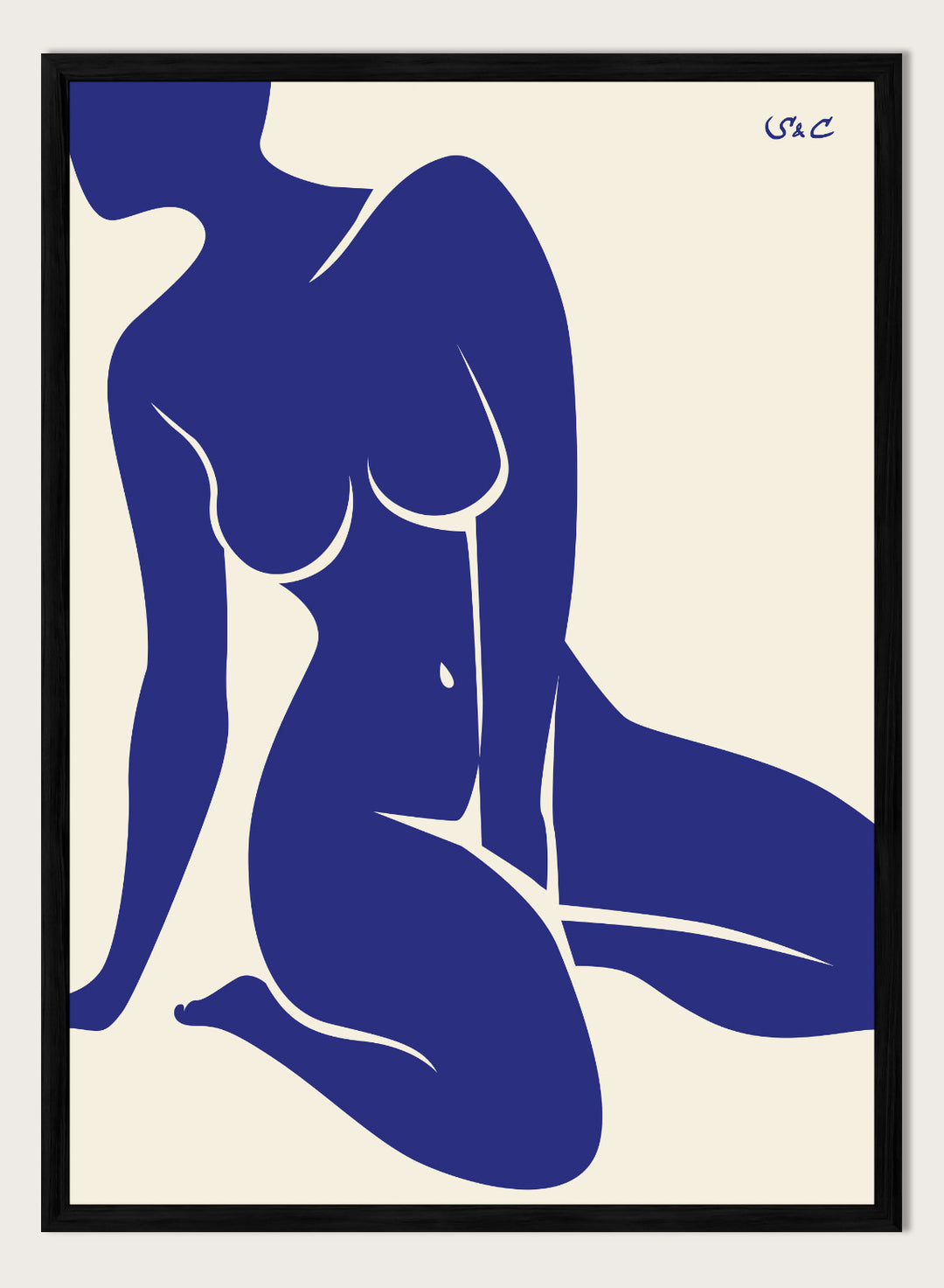 Abstract Figure Art Print #WP10