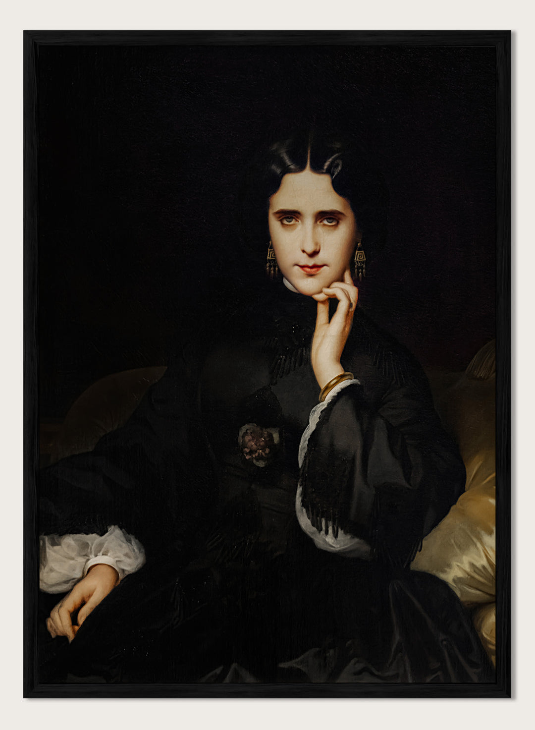 "Madame de Loynes" Art Print