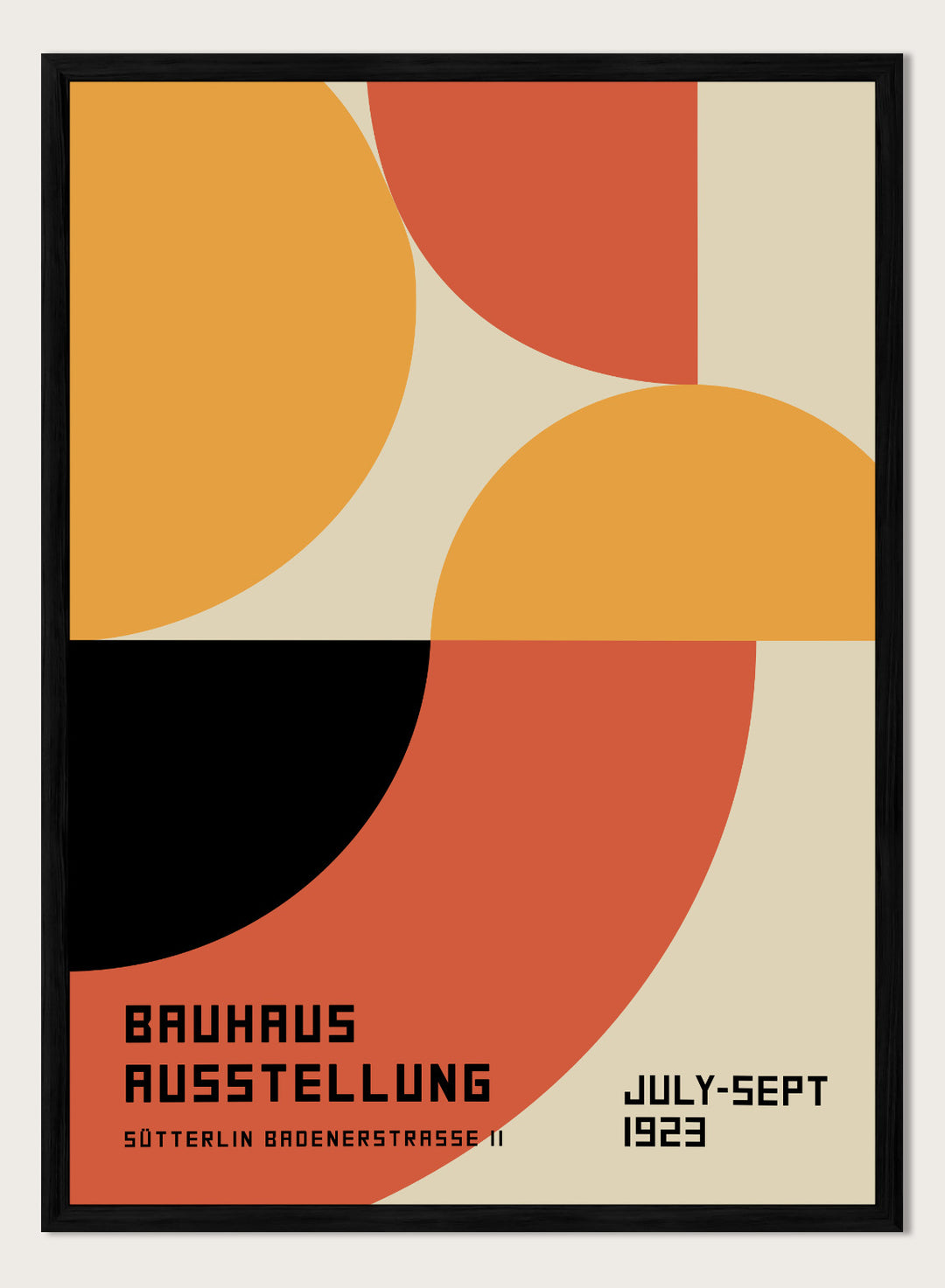 Bauhaus Geometric Art Print