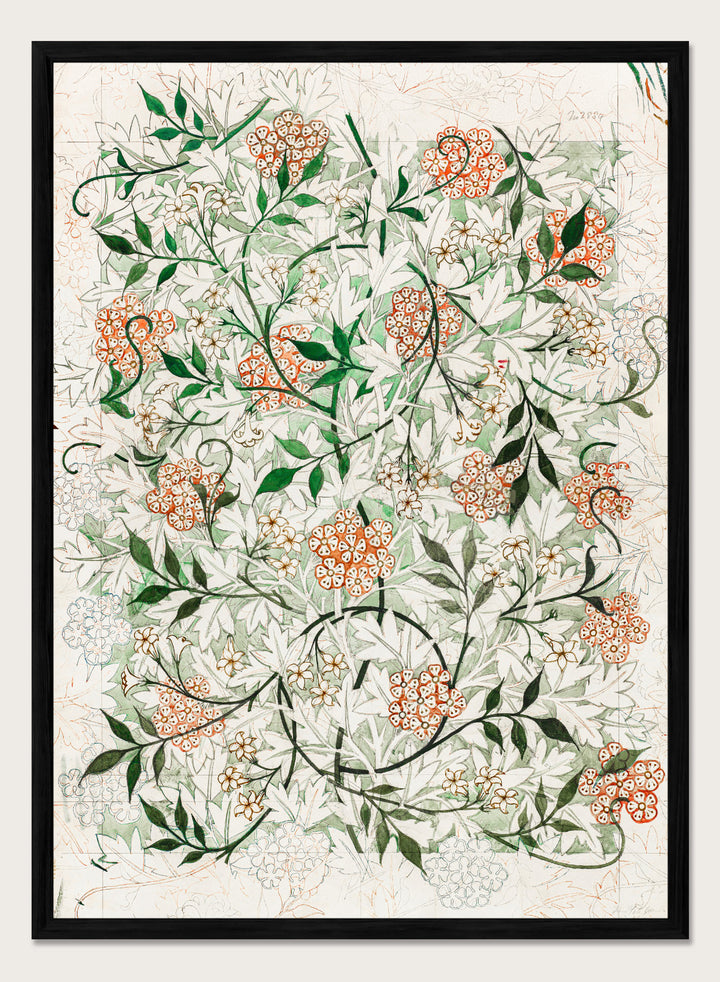William Morris Jasmine Pattern Art Print