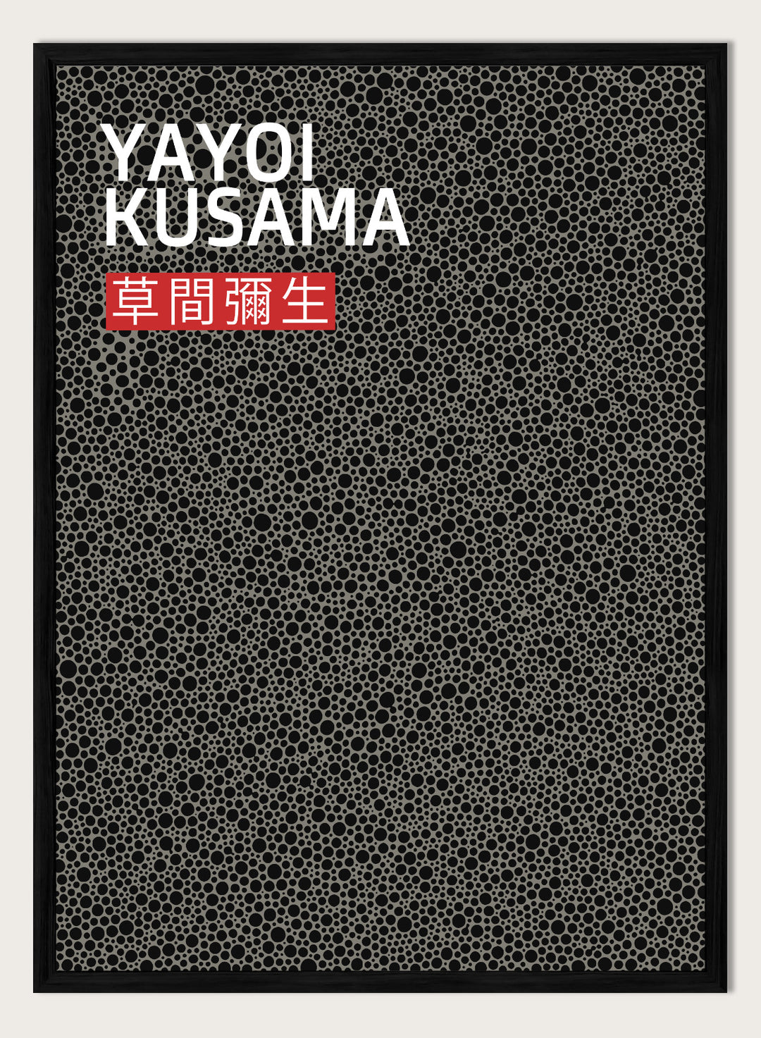 Polka Dots Inspired by Yayoi Kusama Art Print