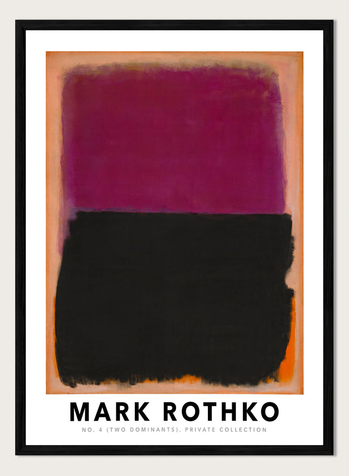 Mark Rothko No. 4 (Two Dominants) Art Print