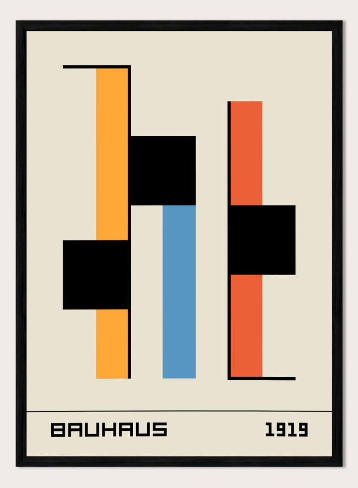 Bauhaus 1919 Abstract Geometric Art Print BH56