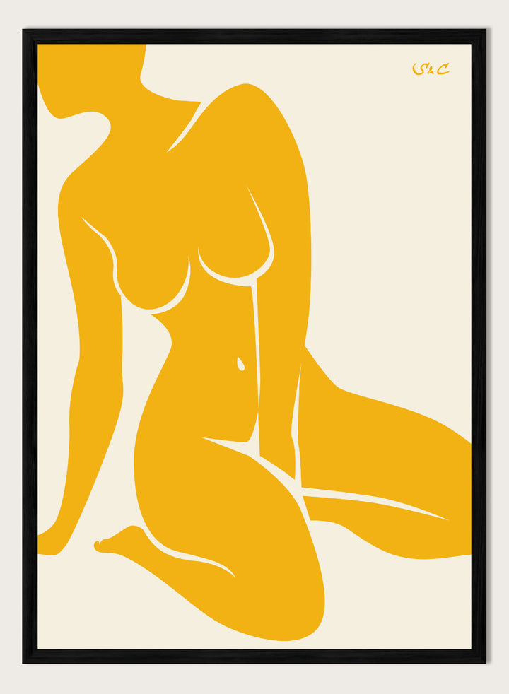 Abstract Figure Art Print #WP10