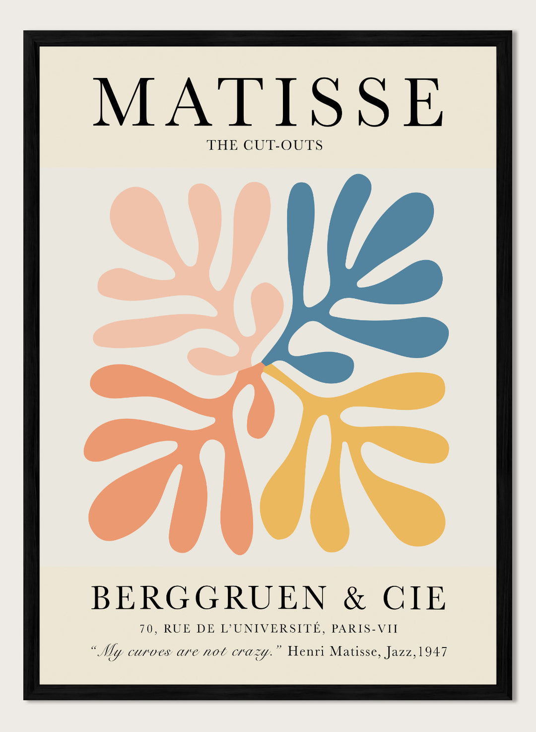 The Cut-Outs by Henri Matisse Print