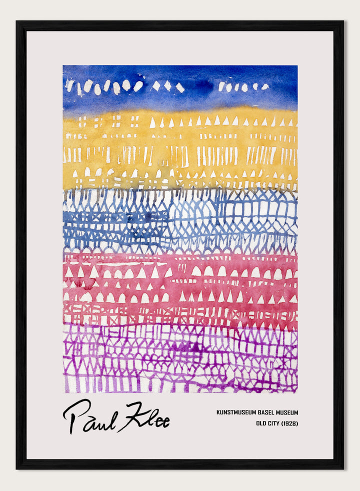 Paul Klee Old City 1928 Art Print