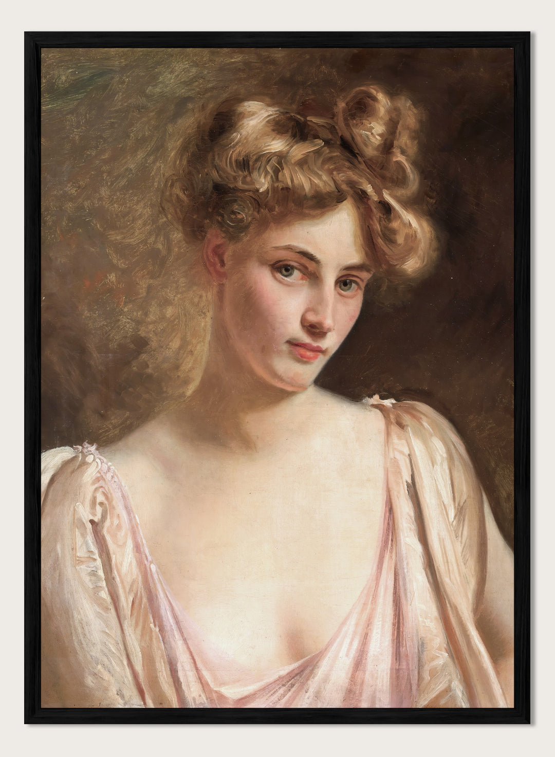 "A Blonde Beauty" Art Print