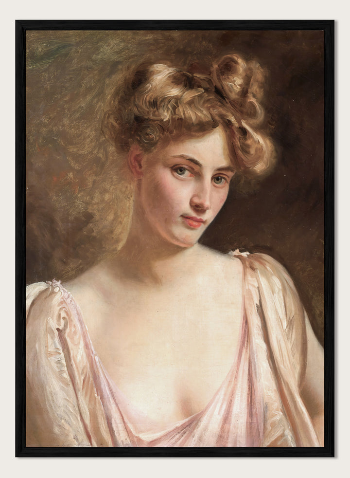 "A Blonde Beauty" Art Print