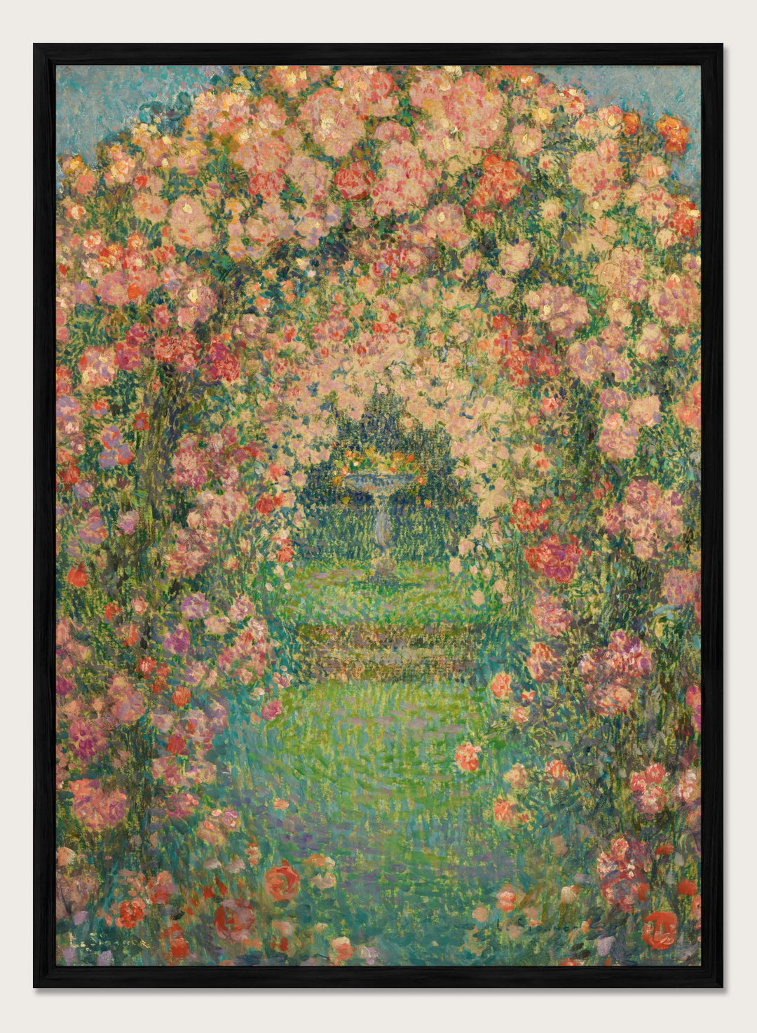"The Rose Garden, Gerberoy" Art Print