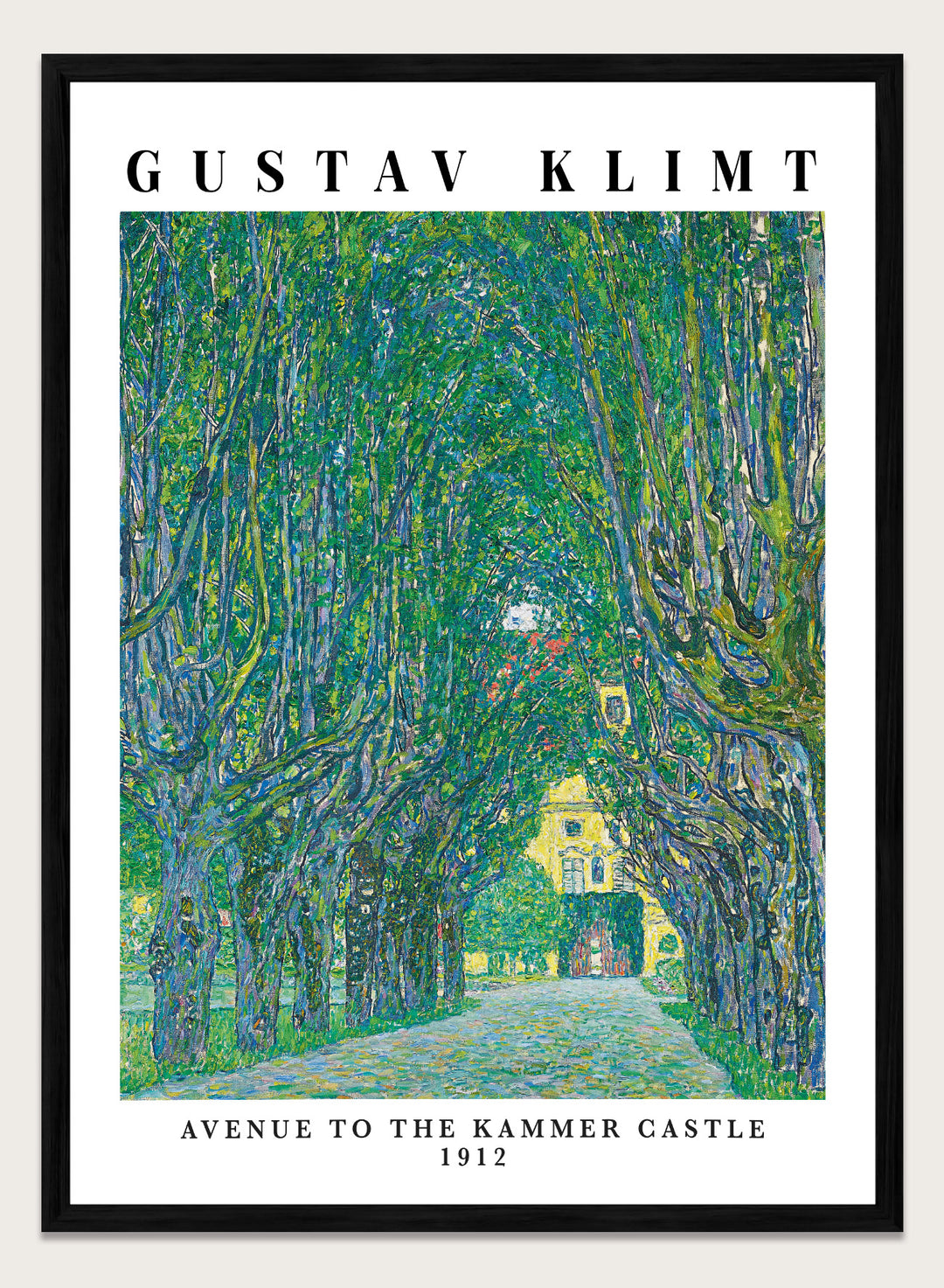 Gustav Klimt Avenue to the Kammer Castle 1912 Art Print