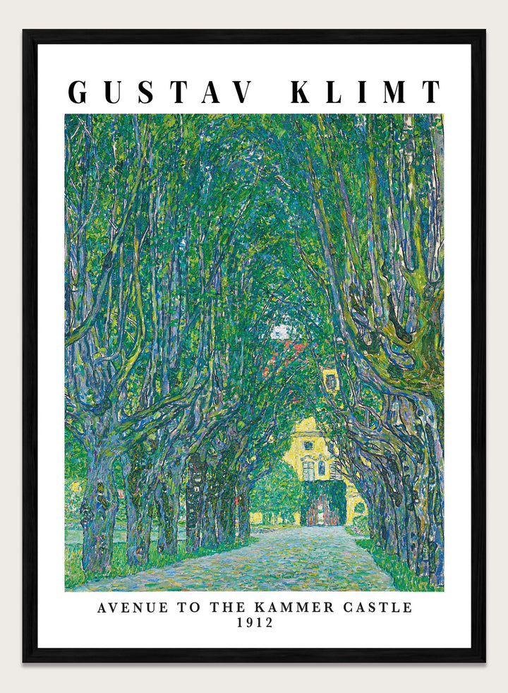 Gustav Klimt Avenue to the Kammer Castle 1912 Art Print