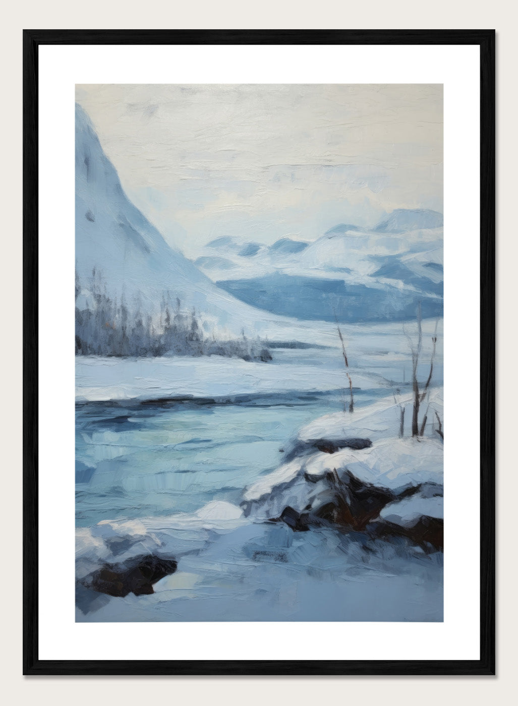 "Winter Landscape" Art Print