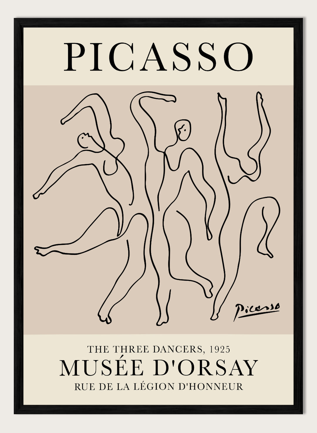 Picasso The Three Dancers Art Print
