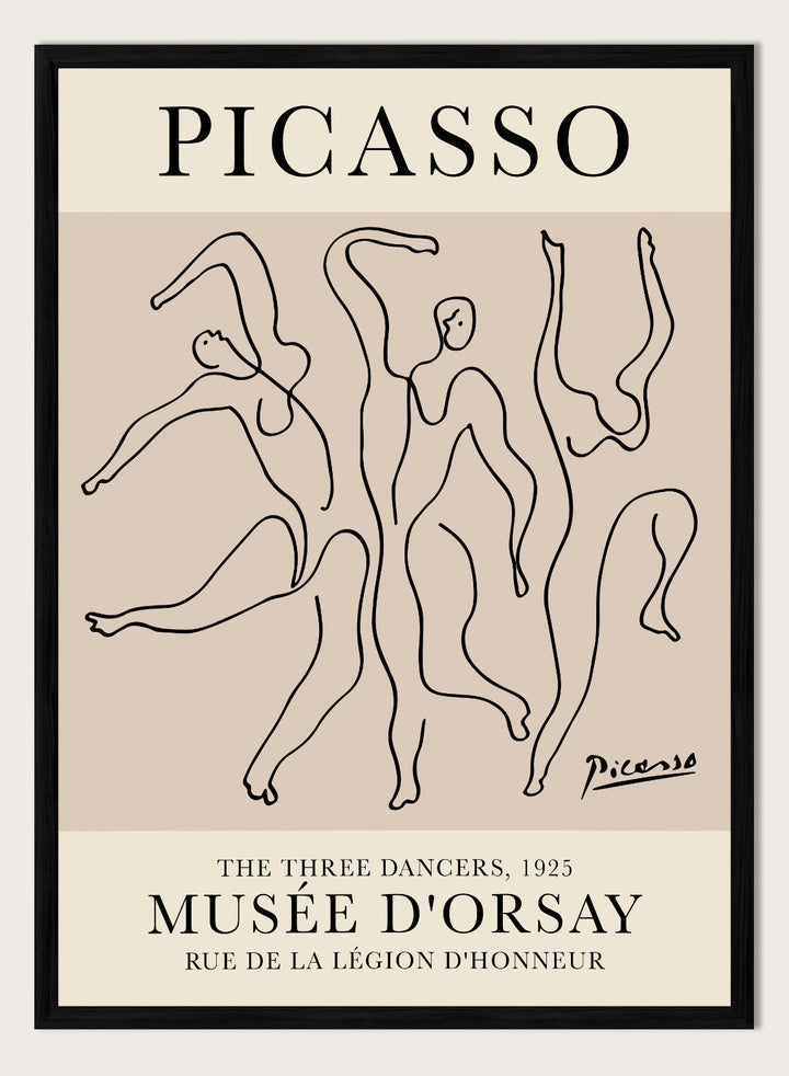 Picasso The Three Dancers Art Print