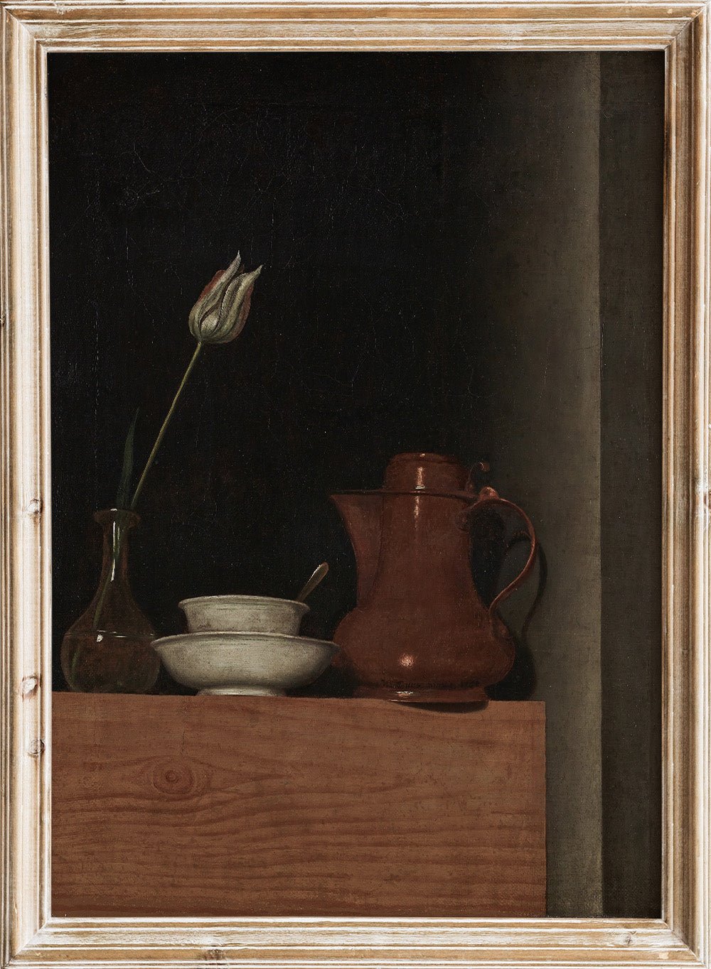 "Still Life with Jug and Tulip" Art Print_Sugar & Canvas